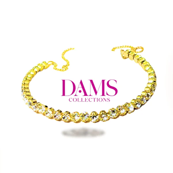 Minimalist choker necklace displayed on jewelry stand – ideal for gifting.